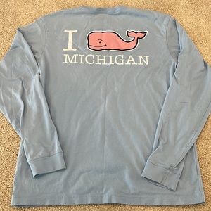 Vineyard Vines Michigan Long Sleeve Shirt